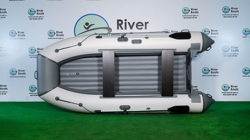 Надувная ПВХ лодка RiverBoats RB-350 НДНД